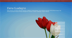 Desktop Screenshot of elenaguadagno.com